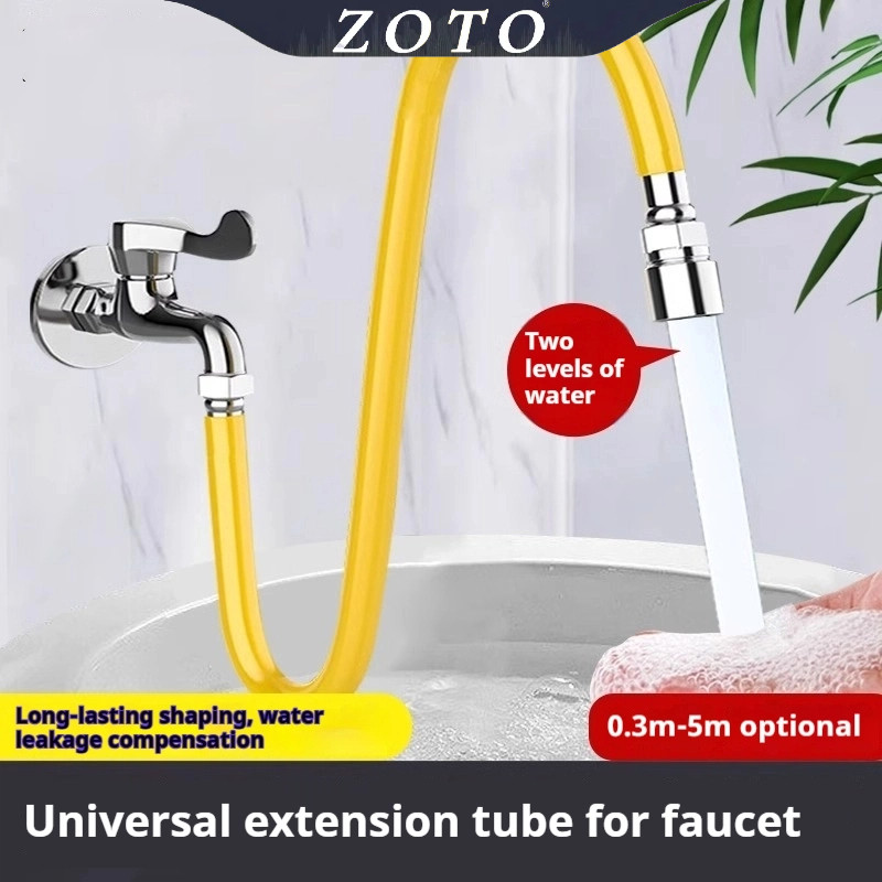 [โรงงาน] Faucet Extender Universal Joint Extension Pipe ท่อน้ําท่อ Splash-Proof Handy Tool Universal