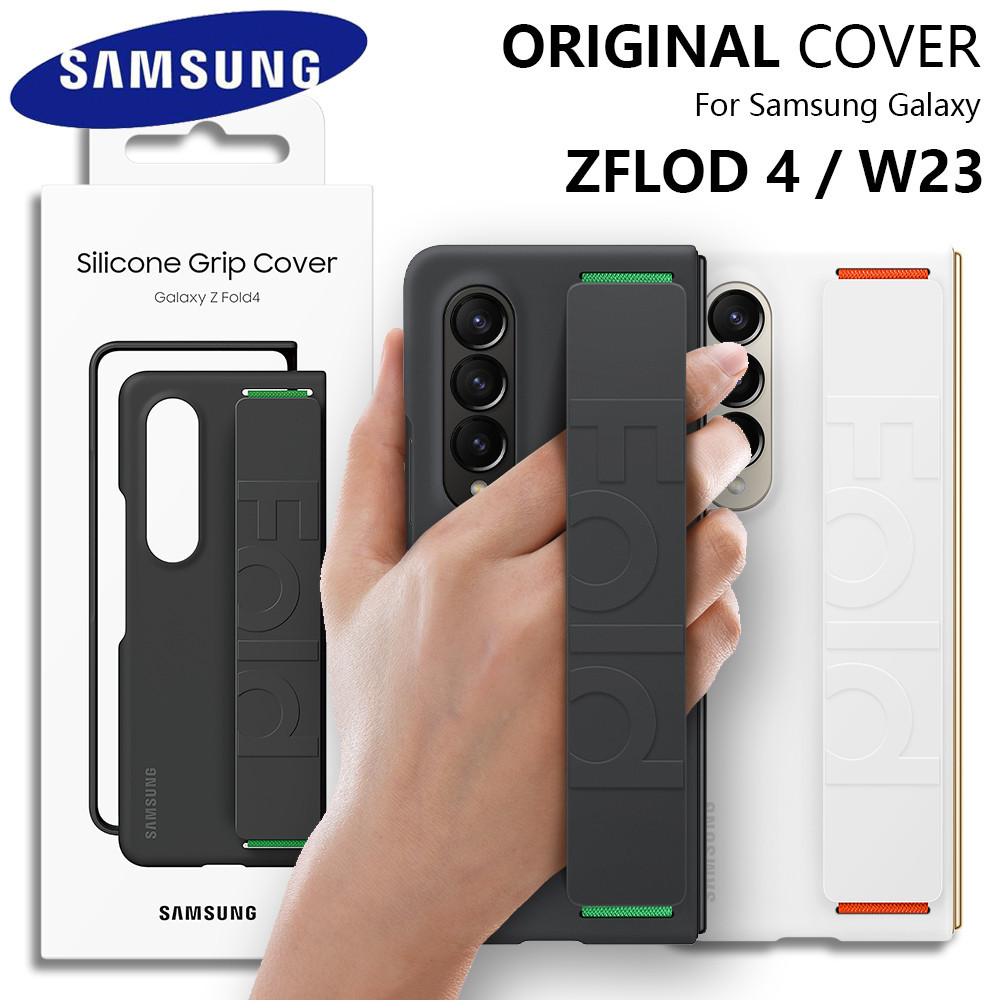 สําหรับ Samsung Galaxy ZFlod 4 กรณี Silky ซิลิโคน Grip สําหรับ W23 Z Flod 4 Zflod4 Soft-Touch กลับเกราะป้องกัน