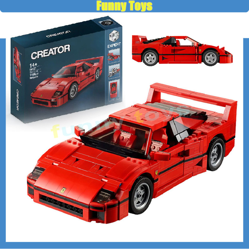 10248,Ferrari F40,Building Blocks,Creator Expert,Classic Supercar,ของเล่นของขวัญสําหรับเด็กผู้ชาย