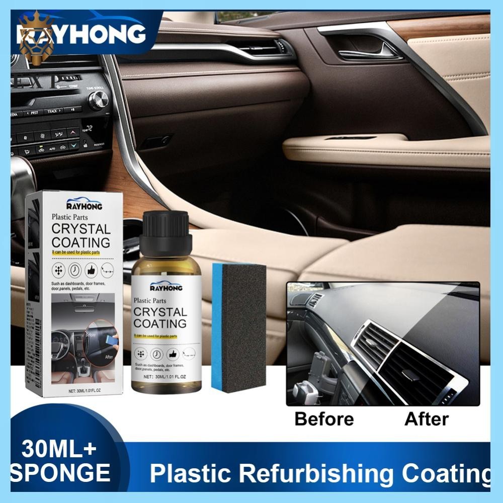 [explosion1.th] 30ml ชิ้นส่วนพลาสติกภายใน Retreading Agent Long Lasting Car Refurbishing Agent