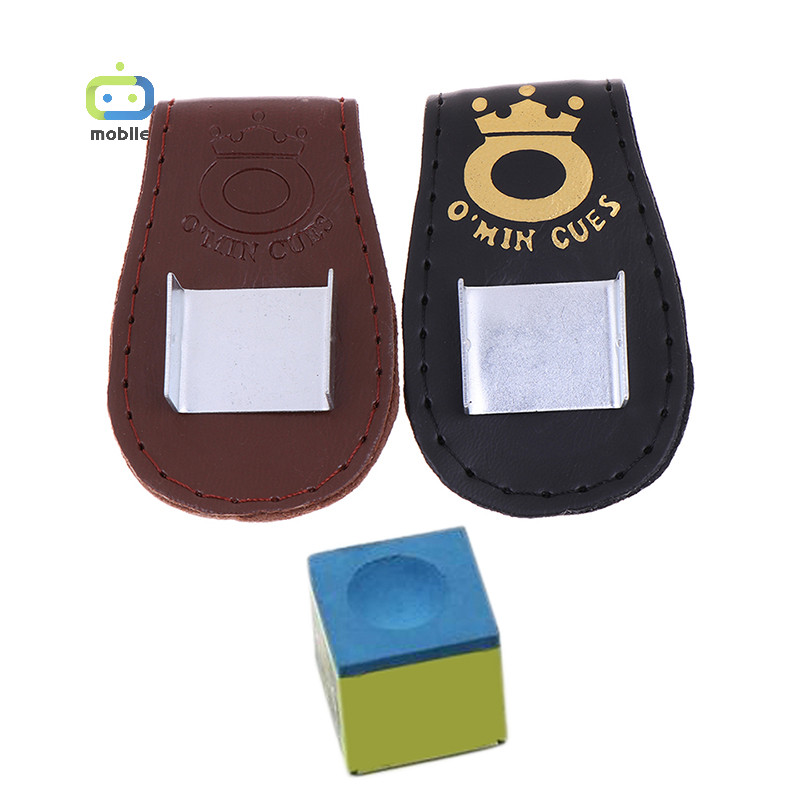 [maygood] แม่เหล็กสนุ๊กเกอร์ Pool Fix Cue Chalk Holder พร้อมคลิปเข็มขัด อุปกรณ์เสริมบิลเลียด {TH}