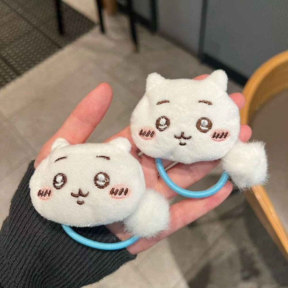 Oceanmap Hachiware ยางรัด, ตุ๊กตาหวานอะนิเมะ Chiikawa ผม Tie, แฟชั่นการ์ตูนยืดหยุ่น Kawaii Usagi เชือกผมหางม้า Band