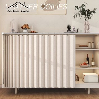 ตู้ปิดกั้นผ้าม่านเจาะฟรีรางสไลด์ผ้าม่านพับสีทึบพับผ้าม่านตู้…