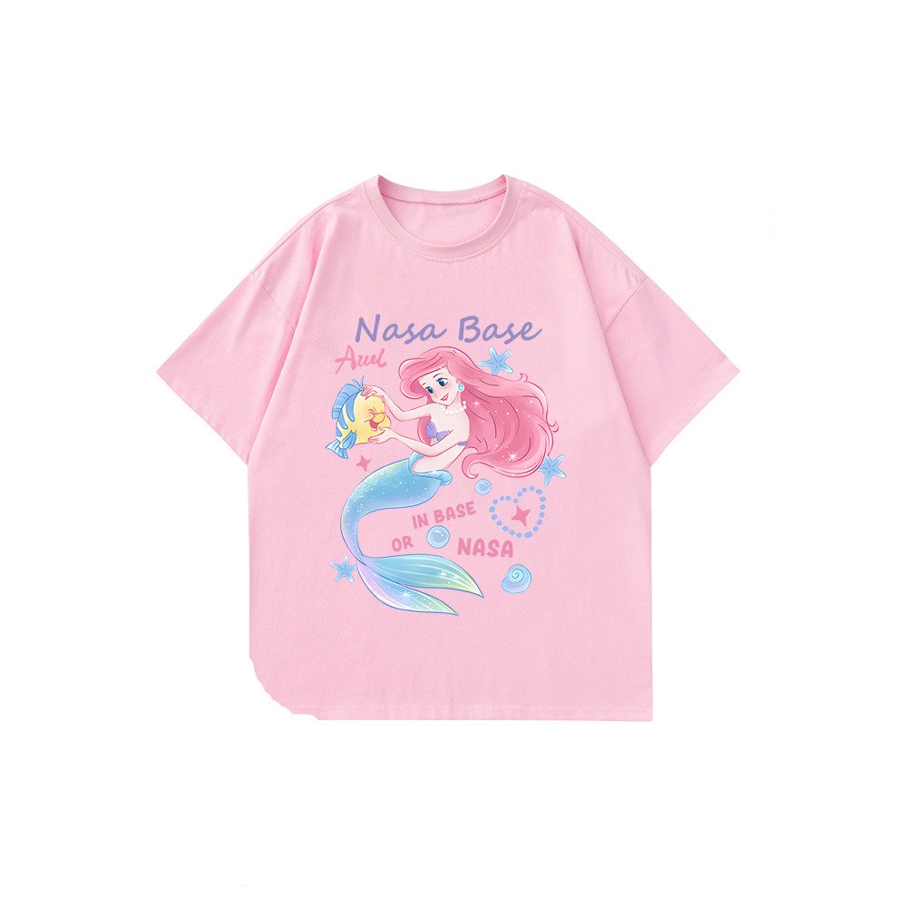 พร้อมส่ง&เก็บเงินปลายทาง RINA STUDIO เสื้อยืดนางเงือกแขนสั้นรุ่นใหม่ฤดูร้อนเสื้อ