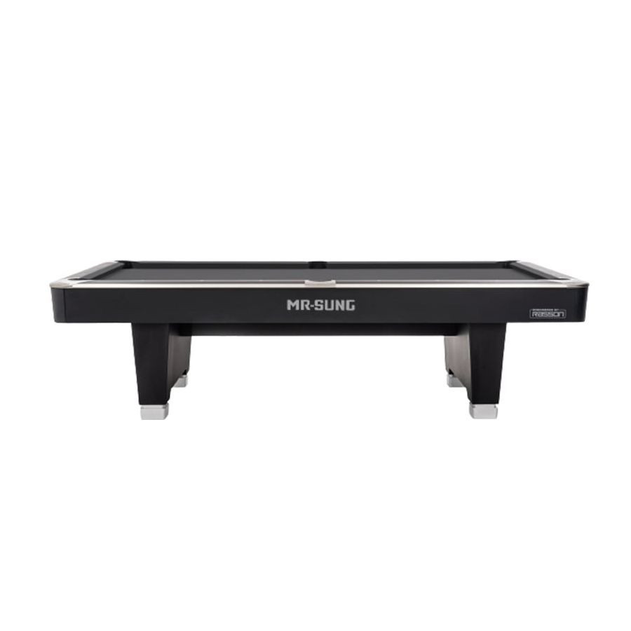 MR-SUNG Hero by Rasson Black Pool Table 7ft - Drop Pockets