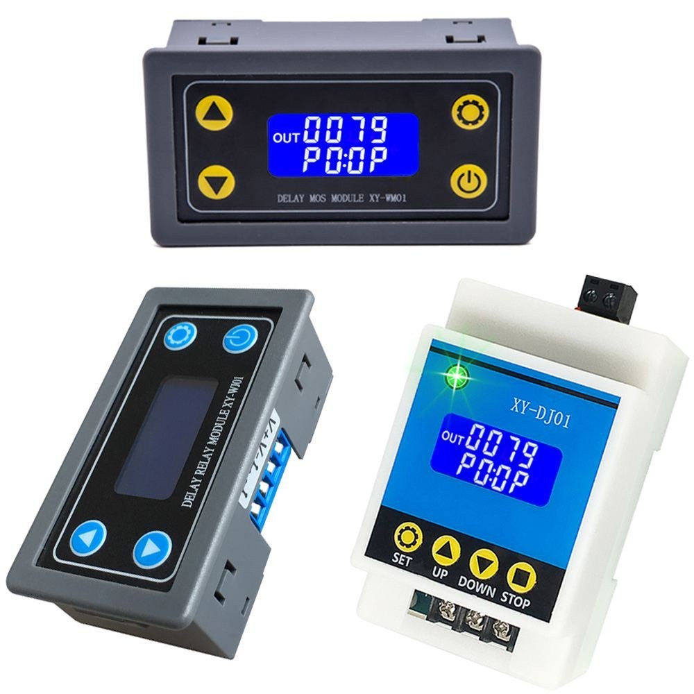 ✥DC 6-30V Time Delay Relay Module Programmable Timer Relay Control Switch Circuit Timing Trigger Cyc