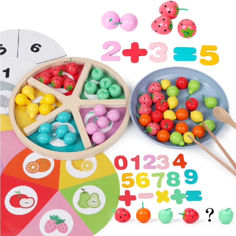 MooShi - Classification of Fruits ของเล่นเรียนรู้แยกสี บวกลบคณิต แยกหมวดหมู่