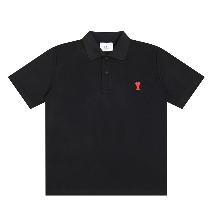 เสื้อโปโลปักลายหัวใจขนาดเล็กอเนกประสงค์ขั้นพื้นฐานคลาสสิก ราคา ถูกที่สุด ดีลบีเคเค แกลเลอรีภาพที่ 3