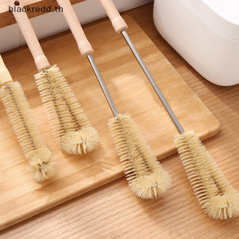Bred Handle Bottle Cup Brush แปรงทําความสะอาดขวดแก้ว อุปกรณ์ครัว .