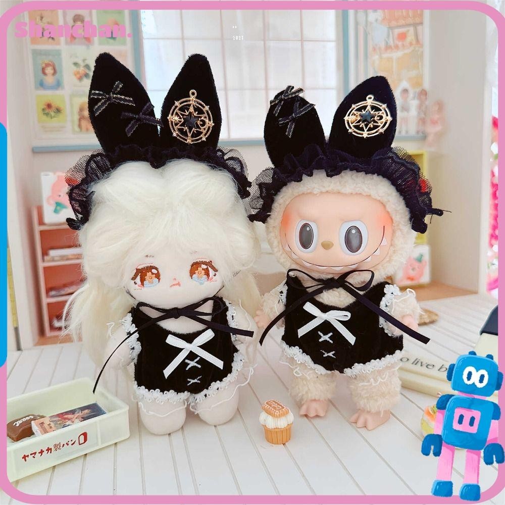 เสื้อผ้าตุ๊กตา SHANCHAN Labubu Time To Chill Filled Cotton Doll Accessories, Cos Gift Handmade|เสื้อผ้าตุ๊กตาทํามือสําหรับตุ๊กตาลาบู 17 ซม