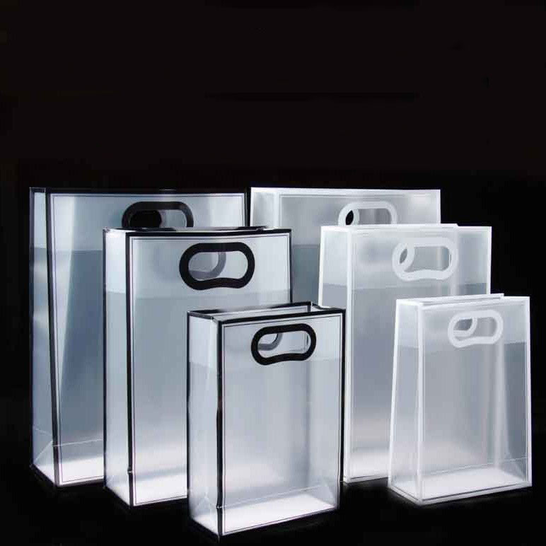Pvc กระเป๋าโท้ตใส ของขวัญวันวาเลนไทน์ ถุงบรรจุภัณฑ์ขนม