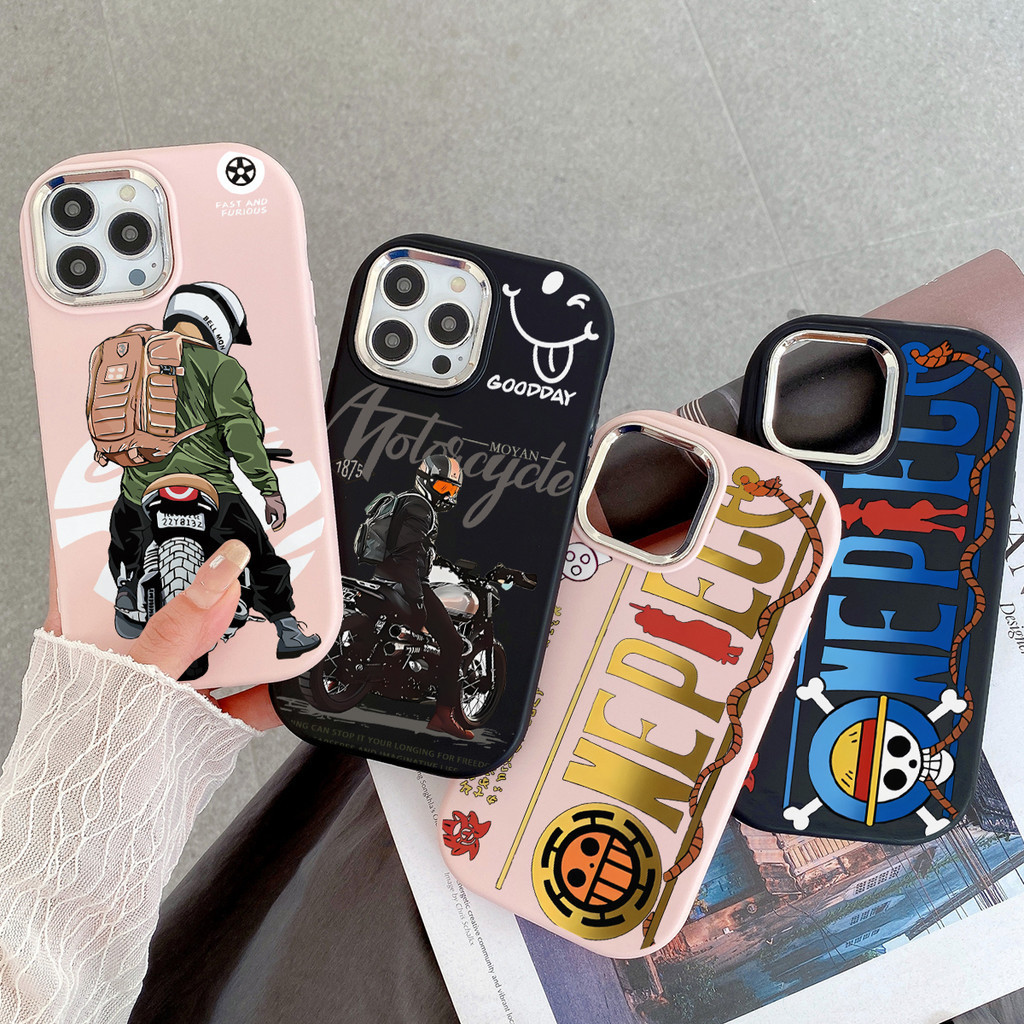 เคส VIVO Y17s V30 Y17S Y12 Y27S Y21 Y20 Y22 Y16 Y91C Y15S Y17 Y30 Y02 Y21S Y35 Y19 นักขี่มอเตอร์ไซค์สุดเท่ห์ เคสโทรศัพท์
