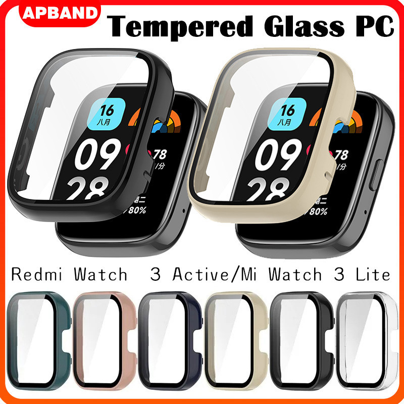 Redmi Watch 3 Active / Mi Watch 3 Lite กระจกนิรภัย PC กันชนหน้าจอกรณีสมาร์ทนาฬิกา Xiaomi Redmi Watch 3 Active