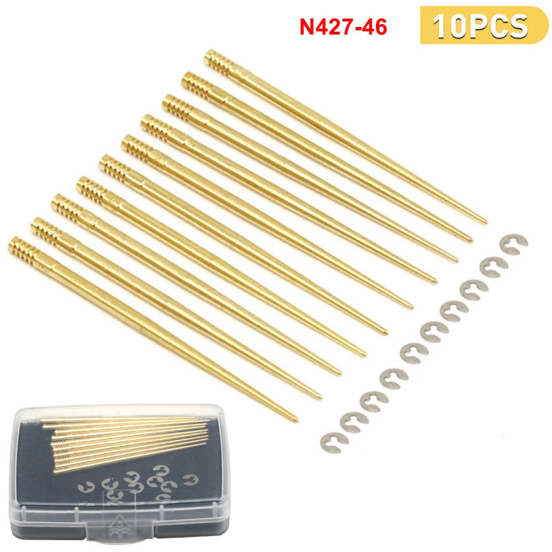 10pcs Keihin PE PWK 32-34mm รถจักรยานยนต์ดัดแปลงคาร์บูเรเตอร์น้ํามันหลักเข็มไดอะแฟรม Part Jet เข็ม N427-46
