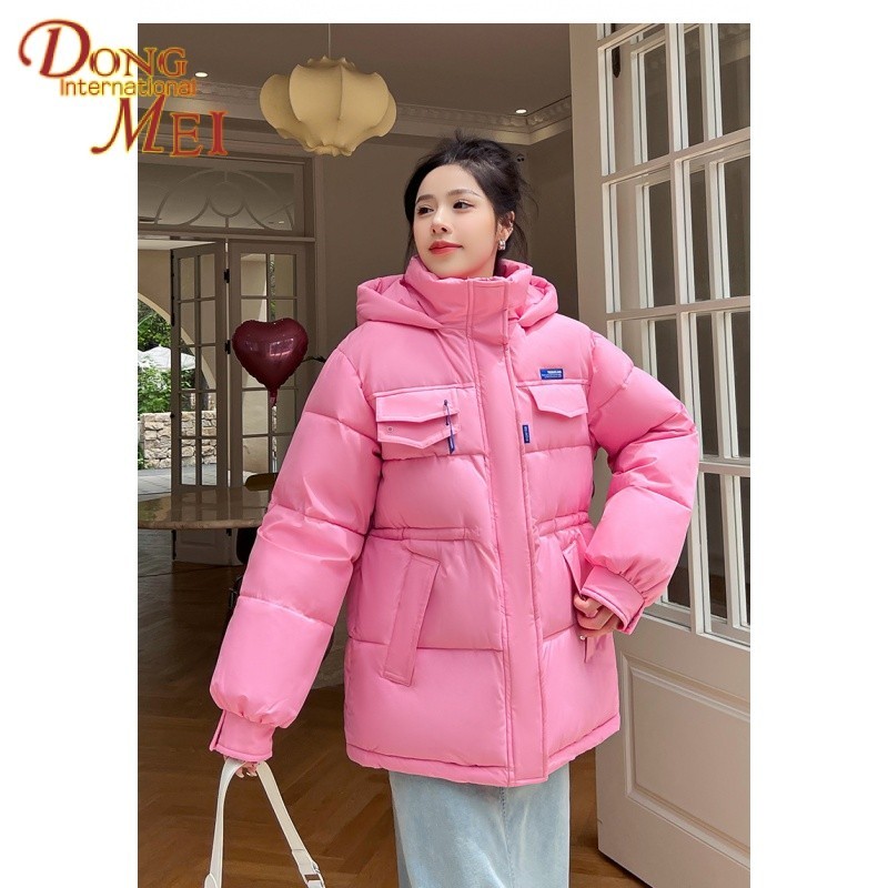 ใหม่สไตล์เสื้อผ้าฝ้ายเบาะอินเทรนด์สั้นลงเสื้อผ้าฝ้ายเบาะผู้หญิงขนมปังแจ็คเก็ตฤดูใบไม้ร่วงฤดูหนาวสบายๆกีฬาสไตล์ผ้าฝ้ายเบาะเส