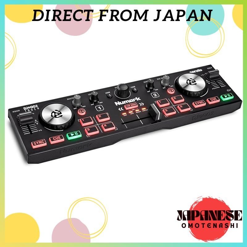 Numark Dj Controller แบบพกพา Dj อุปกรณ์ Usb 2 ดาดฟ้า Touch Sensor ล้อขนาดกะทัดรัด Dj Mixer Serato Dj