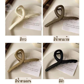 กิ๊บหนีบผม ที่หนีบผม สไตล์มินิมอล แฟชั่นเกาหลี สีด้าน ขนาดใหญ่ 13 CM. ทำได้หลายแบบ หลายทรง ราคาต่อ 1 ชิ้น