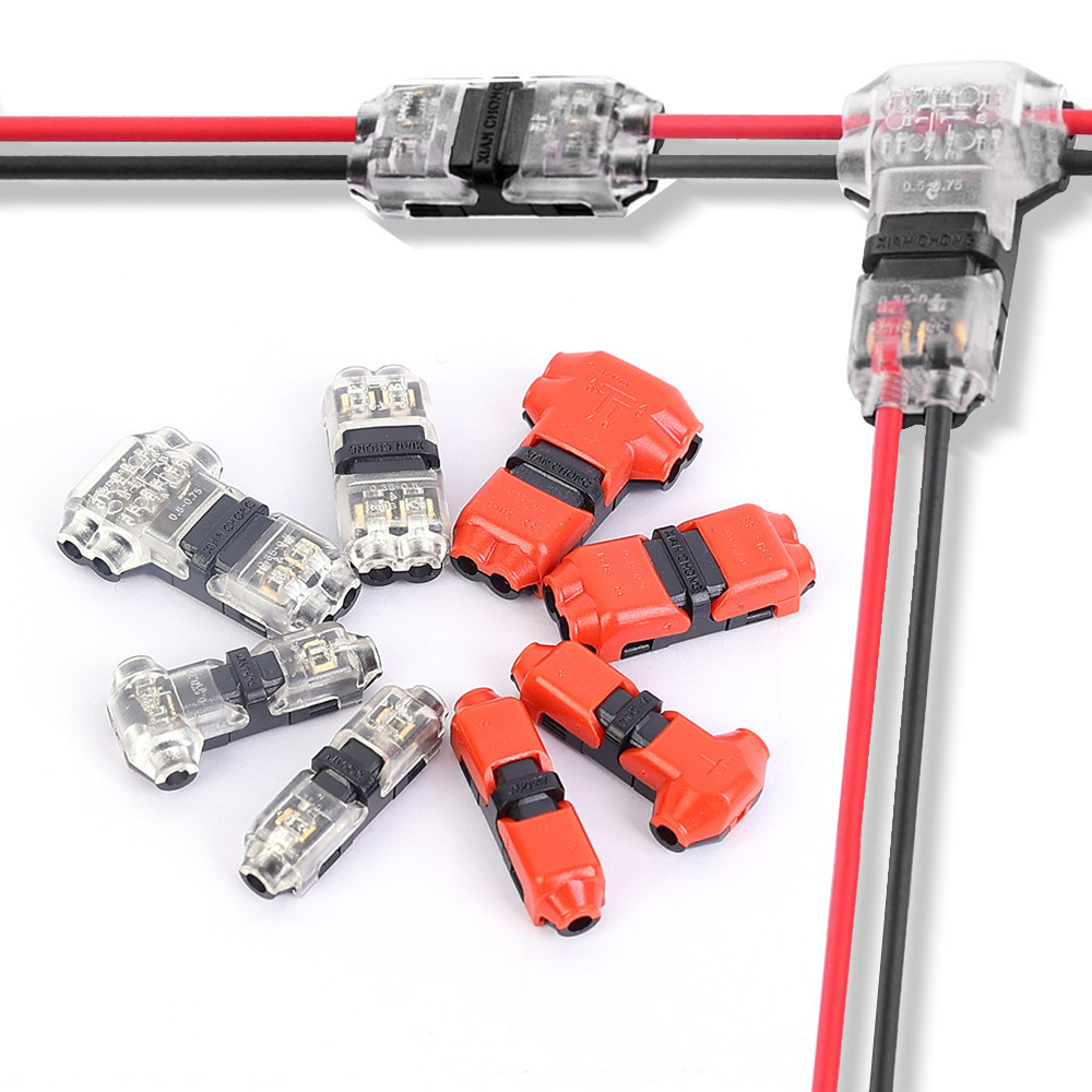 T1/t2/h1/h2 Quick Wire Connector - อุปกรณ์ซ่อมรถยนต์ - ลวดไม่มีปอกปลั๊กสายไฟ - สายไฟ Crimp Terminals