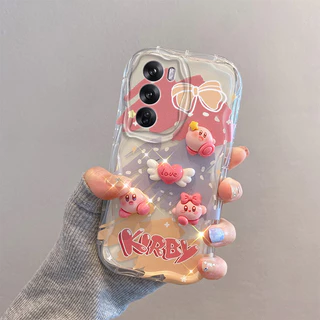 เคส OPPO RENO 12 RENO 12 PRO 5G ตุ๊กตาสามมิติ สีใส การ์ตูน กรณีป้องกันโทรศัพท์มือถือ TY4