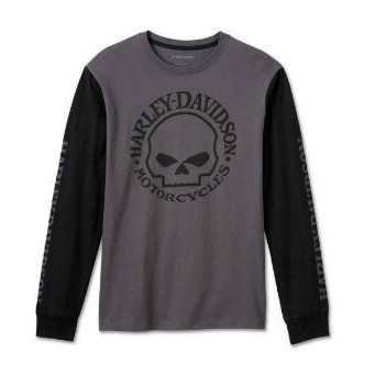 เสื้อเชิ้ตแขนยาวผู้ชาย Harley-Davidson G Skull