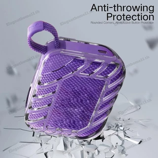 Tpu Cover Case Anti-Drop กันกระแทกกระเป๋าถือสําหรับ JBL Go 4 ลําโพงพกพา