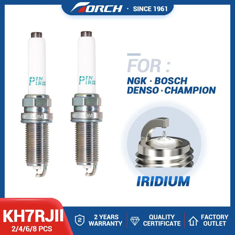 2-8pcs เปลี่ยนสําหรับ Denso IKH22 VKH22 สําหรับ VW 06K905601บี 06เค905611หัวเทียน C KH7RJII พลังเทีย