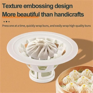 Seeo Baozi ทํา Mould, ดอกไม้ประเภท ABS Dumpling Bao Buns Mould, โฮมเมด DIY team แม่พิมพ์ขนมปังยัดไส้