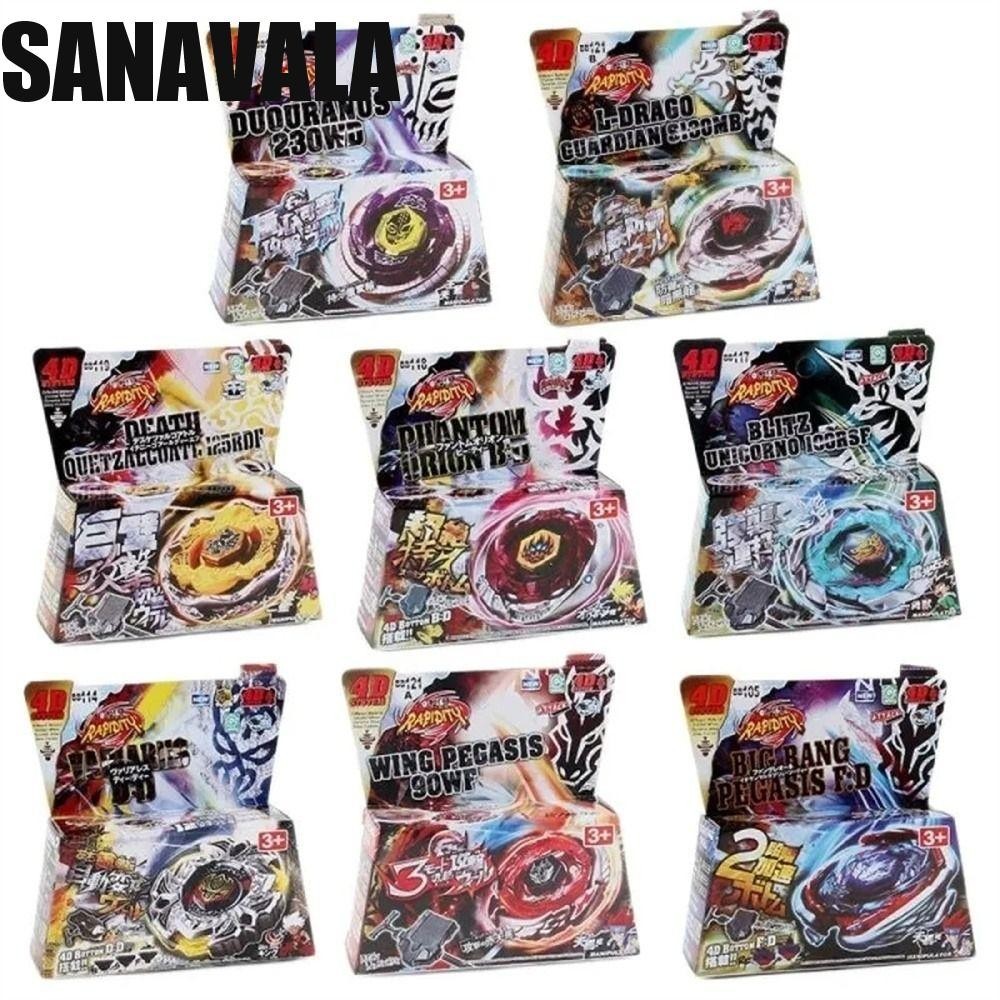 Sanavala Bayblades Starter ชุด, Launcher Sparks GT ของเล่น Spinning Top ของเล่น, Gyro อุปกรณ์เสริม Spinning ของเล่น Limited Edition โลหะ BeybLade Burst ของเล่น BB105/BB104/BB106