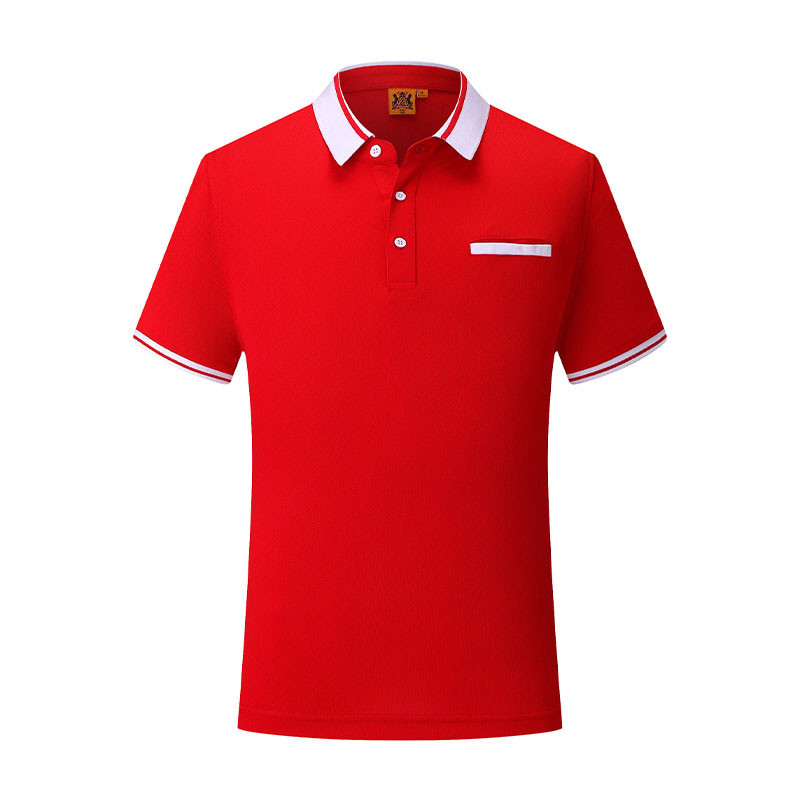 🔥สกรีนเสื้อ🔥เสื้อโปโลมีกระเป๋า ไม่จำกัดเพศ เสื้อโปโลทรงเข้ารูป พิมพ์ฟรี ออกแบบฟรี 8 สียอดนิยม S-4XL