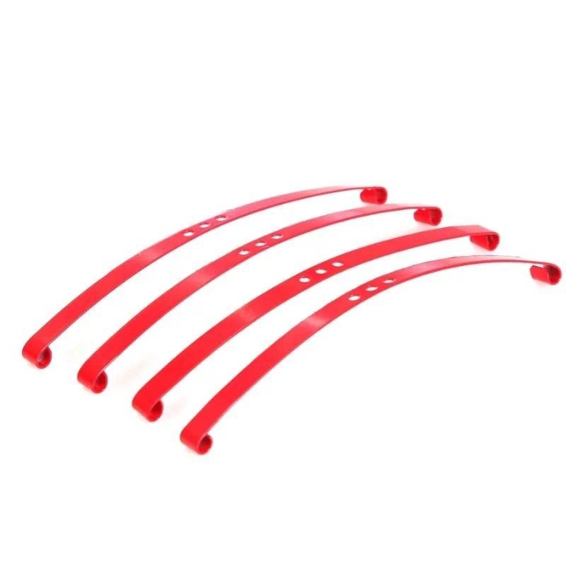 4pcs เหล็กนุ่มพิเศษด้านหน้าและด้านหลังเพลาโช้คอัพ Leaf Springs สําหรับ RC4WD TF2 1/10 RC รถอะไหล่อัพ