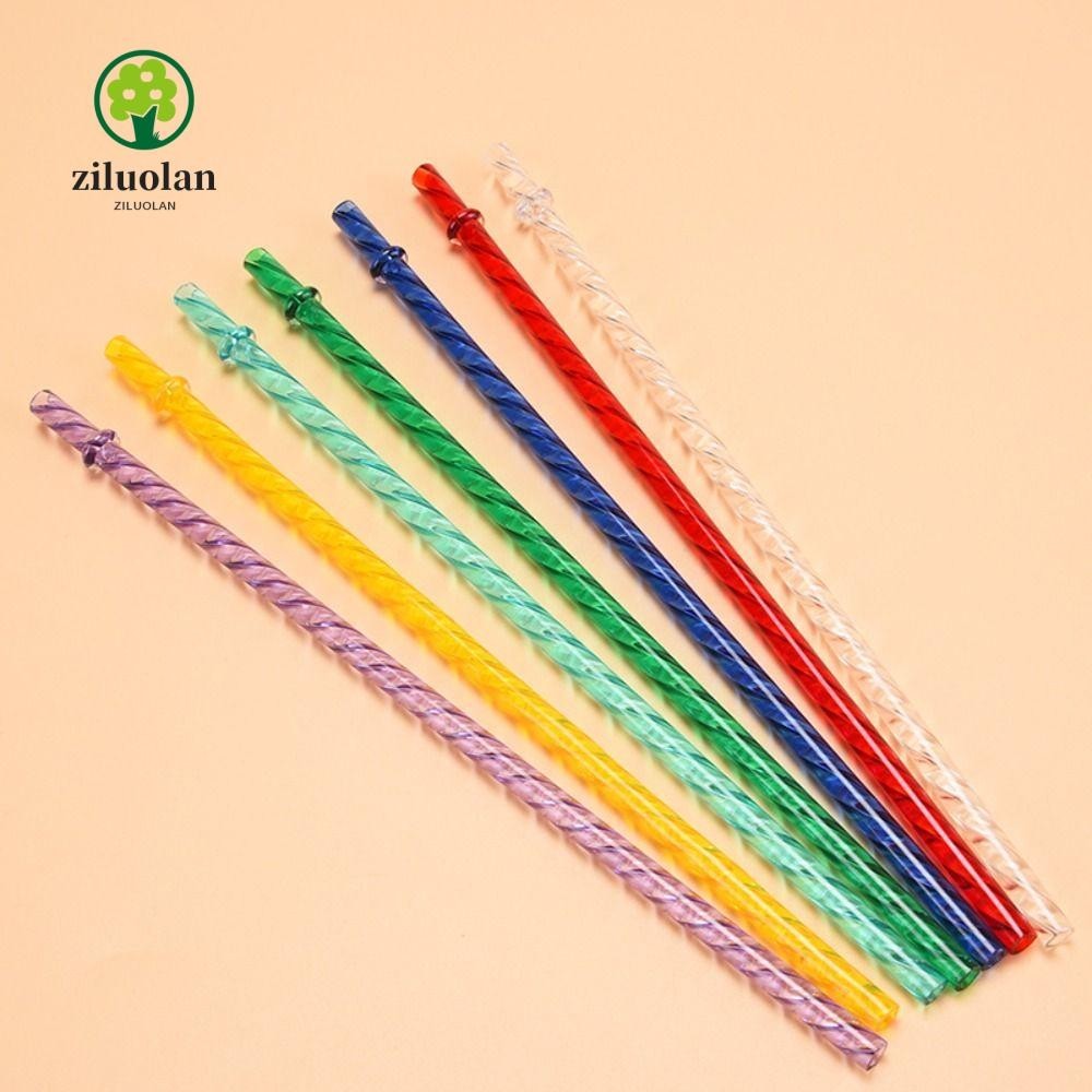 Ziluolan ECOZEN หลอด , หลอดดื ่ มพลาสติกแบบใช ้ ซ ้ ําได ้ หลายสี , สร ้ างสรรค ์ พร ้ อม Clasps Party อุปกรณ ์ รีไซเคิลหลอดเส ้ นผ ่ านศูนย ์ กลางขนาดใหญ ่ สําหรับห ้ องครัวและบาร ์