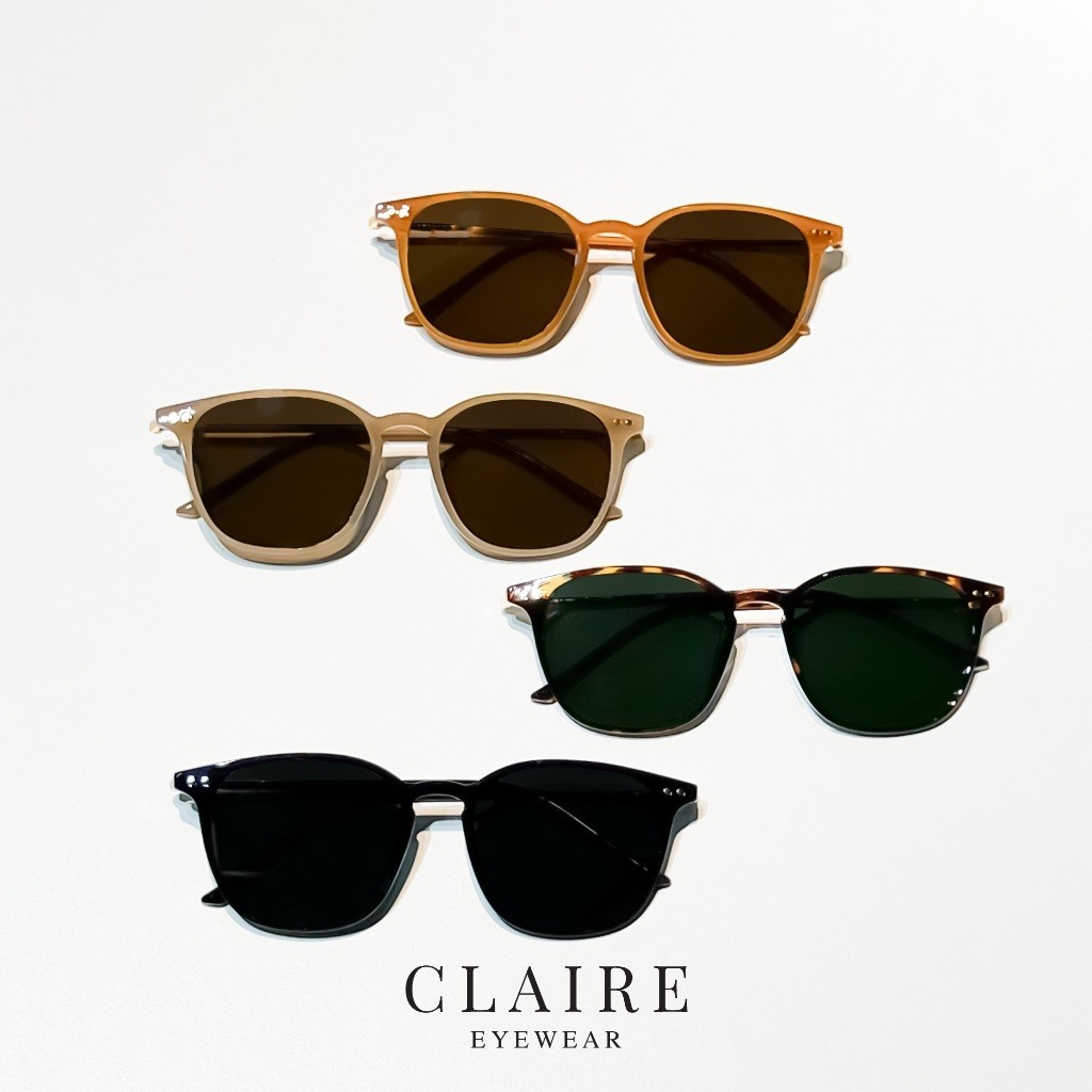 แว่น CLAIRE : New Collection แว่นตากันแดดรุ่นใหม่ แว่นตากันแดดทรงเท่