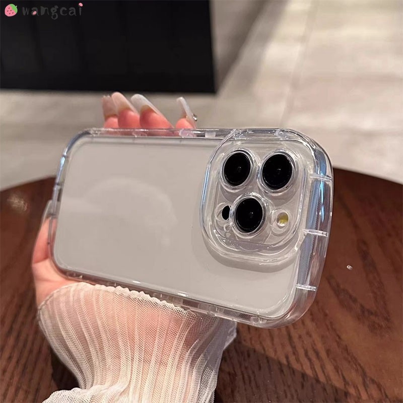 สําหรับ Vivo V40 V30 V29 V27 Pro Lite V27e 5G เคสโทรศัพท์ 3D สเตอริโอ Thicken ถุงลมนิรภัย Anti Fall กันกระแทกน่ารักรูปไข่รอบโปร่งใส Clear Soft TPU ปลอกกรณีปกหลัง - รูปที่ 5