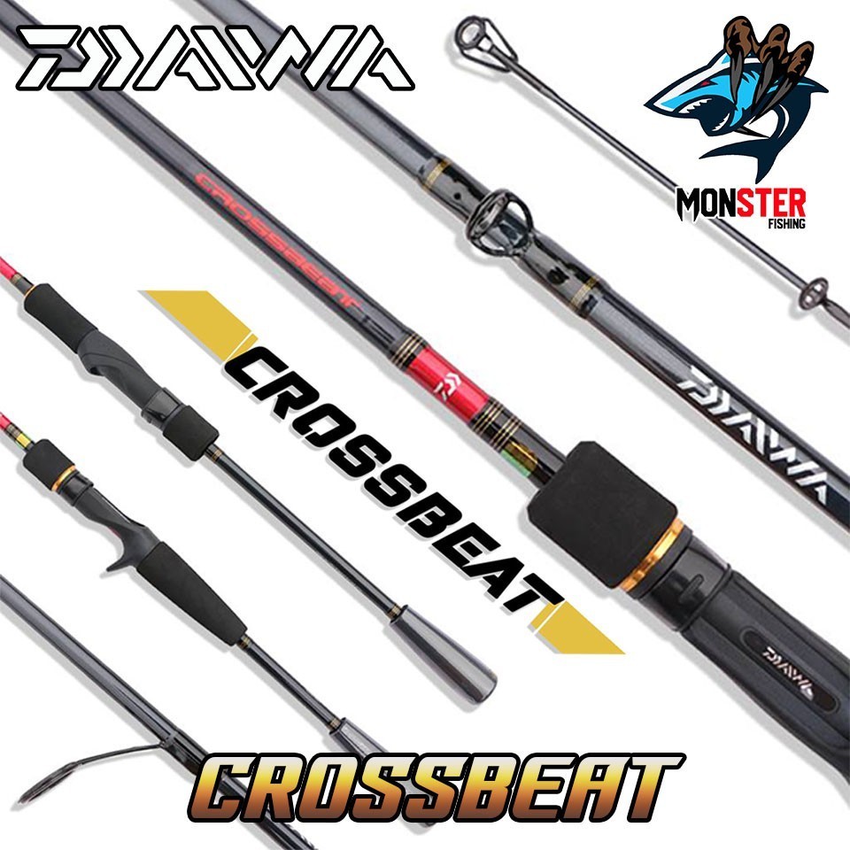 คันเบ็ดตกปลา DAIWA รุ่น CROSSBEAT ขนาด 6.2/6.4/6.6 ฟุต (มีทั้งคันสปิ้นและเบท)