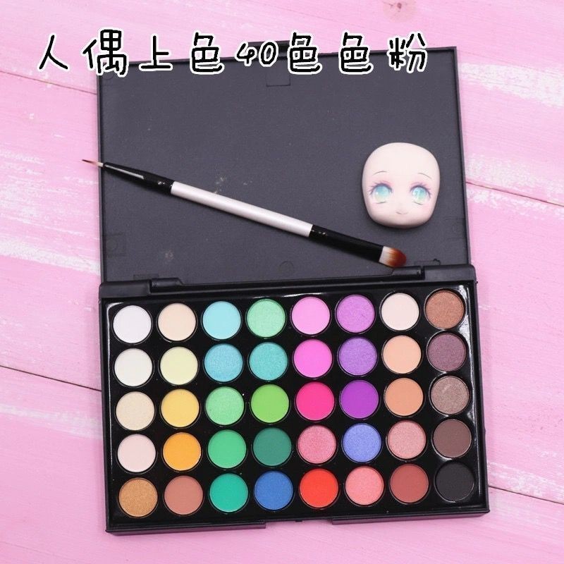 รูป Soft Clay ultra light ตุ๊กตาดินแต่งหน้า Coloring Powder Palette 40 สีตุ๊กตา Works Clay Coloring Blush อายแชโดว์นุ่ม Clay Ultra Light Clay ตุ๊กตาแต่งหน้าสี Palette20240811