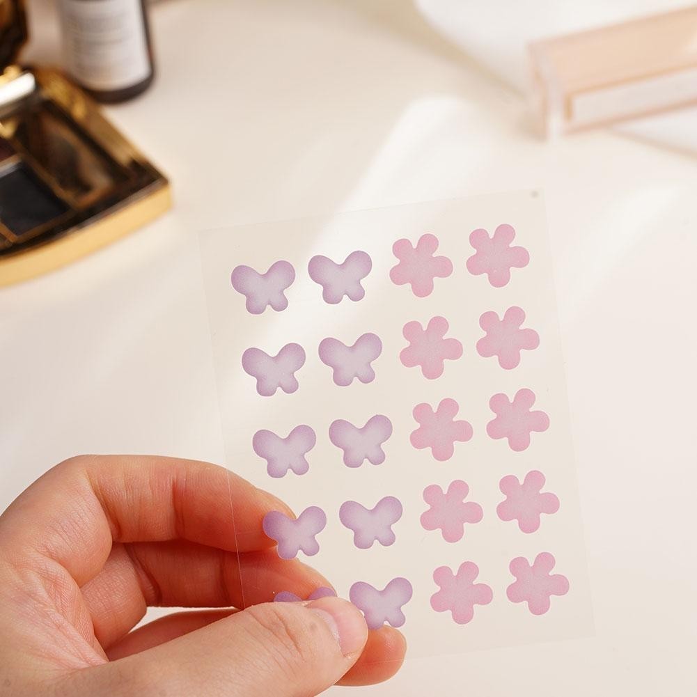 20 ชิ้น/แผ่นไล่โทนสีสี PE Acne Patch แบบพกพาครอบคลุม Patch สิว V7G4 - รูปที่ 4