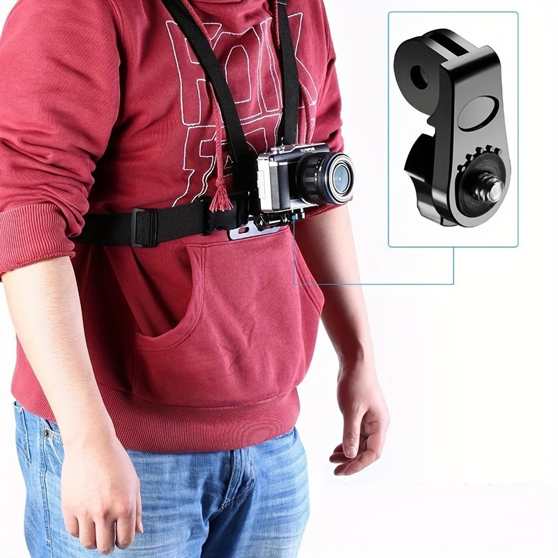อะแดปเตอร์ Gopro สําหรับ Sony Action Cam 2 ชิ้น - เหมาะสําหรับความสามารถในการยึดสกรูขนาด 1/4 "สําหรับ Hdr As20, As30V, As15V, As200V, As300 - วัสดุ Abs ทนทาน