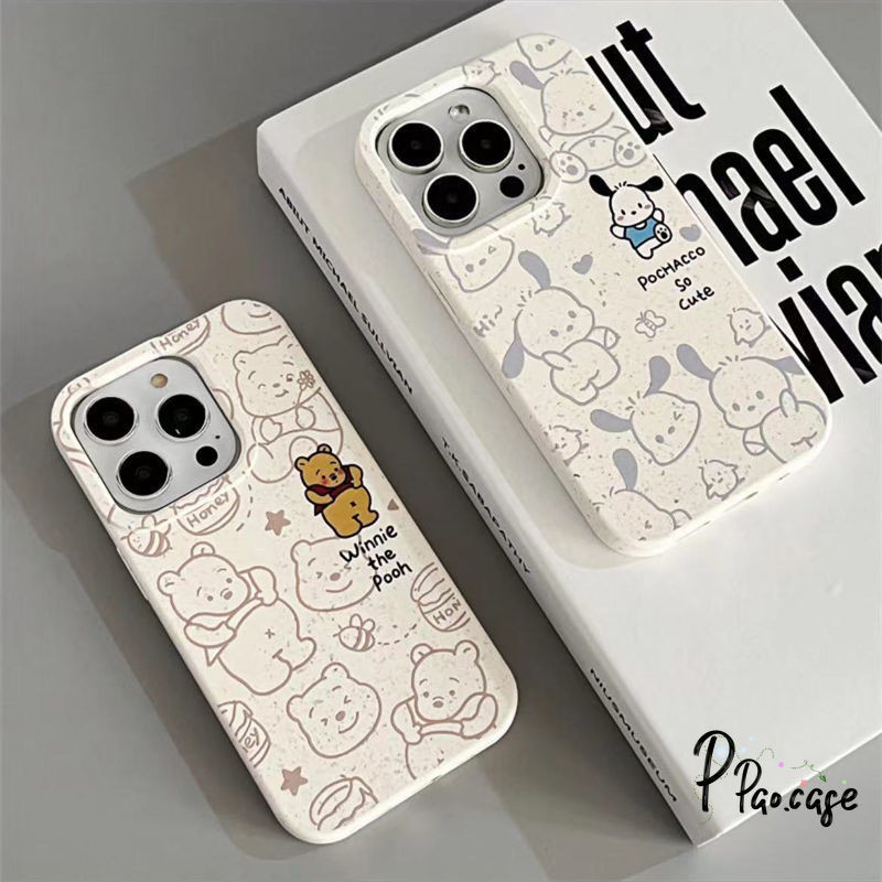 เส้น Pochacco ดาวรักเคสเข้ากันได้กับ IPhone 11 13 7Plus 15 XR 8Plus 14 12 Pro Max 6s 6 Plus XS X MAX SE 2020 ปกอ่อน