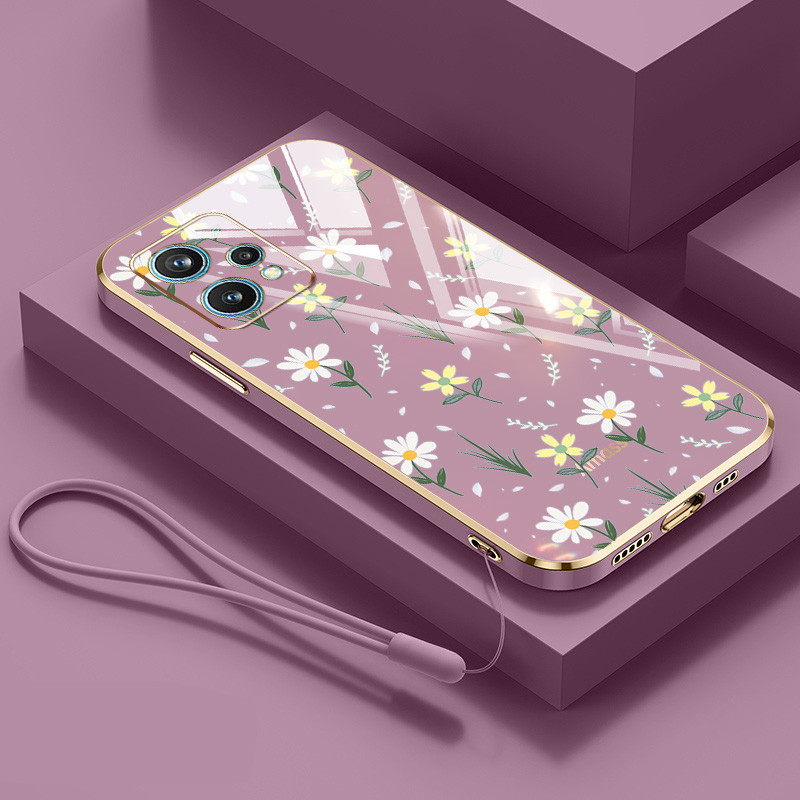 YBDเคสโทรศัพท์สําหรับOPPO Realme 9 Pro + Realme V25 Realme 9 Pro 4G Realme 10 Pro Plus 5Gดอกไม้ขนาดเ