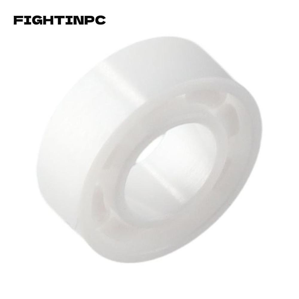 FIGHTINPC แบริ่งเซรามิกเต็มรูปแบบ, ตลับลูกปืนเม็ดกลมร่องลึกปิดผนึกคู่เซรามิก, เสียงรบกวนต่ํา Zirconia (ZrO2) เปิด-ประเภท Miniature Ball Bearing วิศวกรรมอุณหภูมิต่ํา