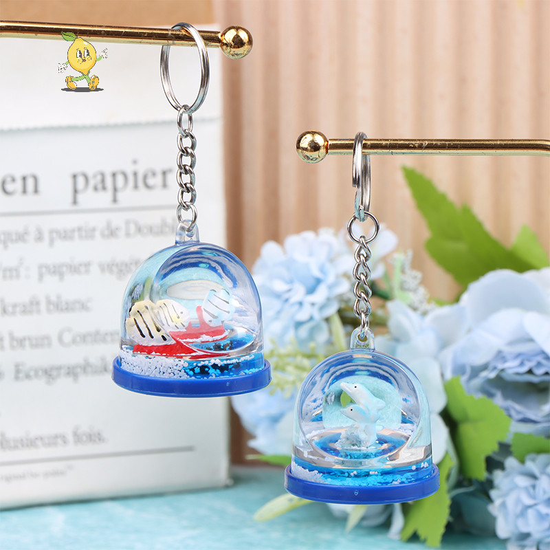 [mozh] Kawaii Dolphin ปลา KeyChain Ocean สัตว์พวงกุญแจผู้หญิงกระเป๋าถือจี้เครื่องประดับอุปกรณ์เสริม [TH]