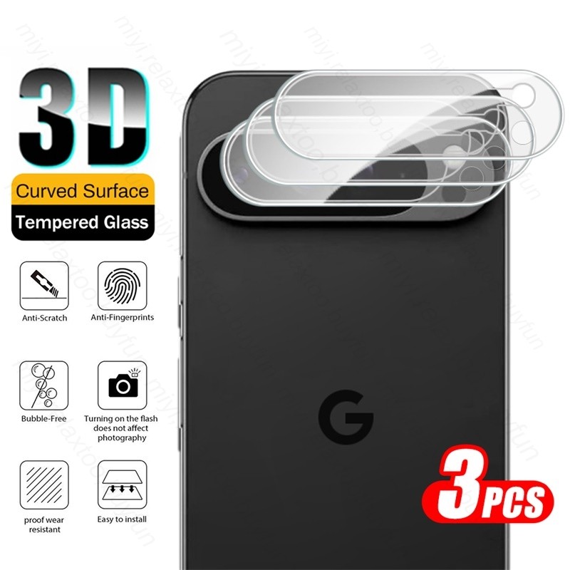 สําหรับ Google Pixel 9 Pro XL พิกเซล9 9Pro 9A 9ProXL Pixel9Pro Pixel9ProXL Pixel9A 5G 3D แบบบูรณาการกล้องเลนส์ป้องกันหน้าจอเต็มรูปแบบป้องกันกระจกกลับฟิล์ม ราคา ถูกที่สุด ดีลบีเคเค แกลเลอรีภาพที่ 8