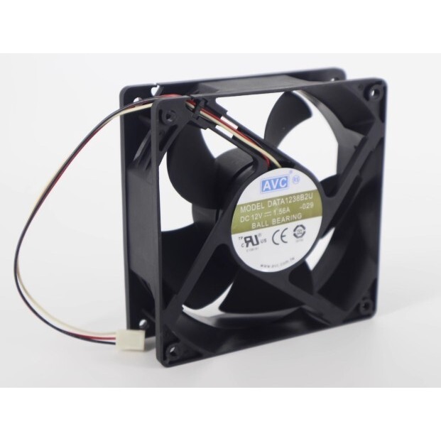 Original Qihong AVC 12038 DATA1238B2U DC12V 1.65A-029 พัดลมระบายความร้อนระดับเสียงอากาศสูง