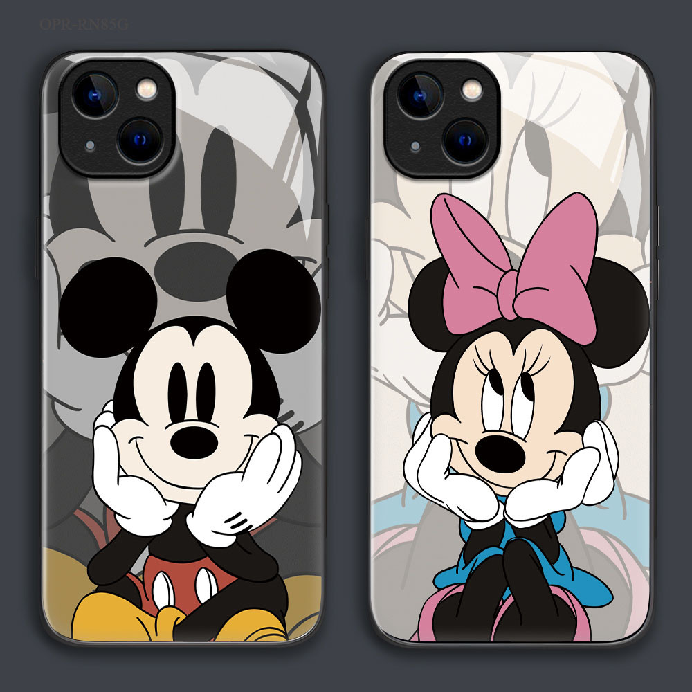 OPPO Reno 8 8Z 7 7Z 6Z 6 5 4 2F F11 F9 F7 F5 Pro Youth 4G 5G เคสออปโป้ Hat Boy Glass Case BL