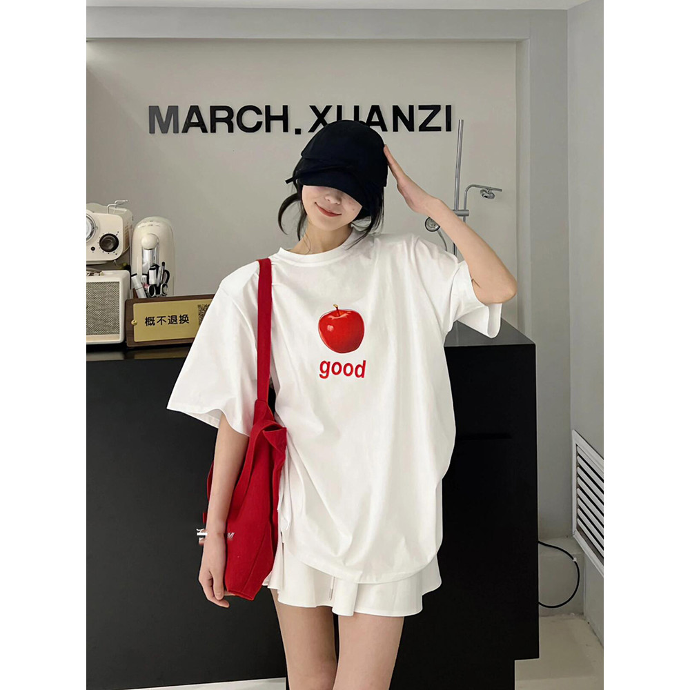 COD✅ (กรุงเทพจัดส่งสินค้า)BOOM Shop100% เสื้อยืดผ้าคอตตอน comfy cotton 100% อก S-XXXL#52192