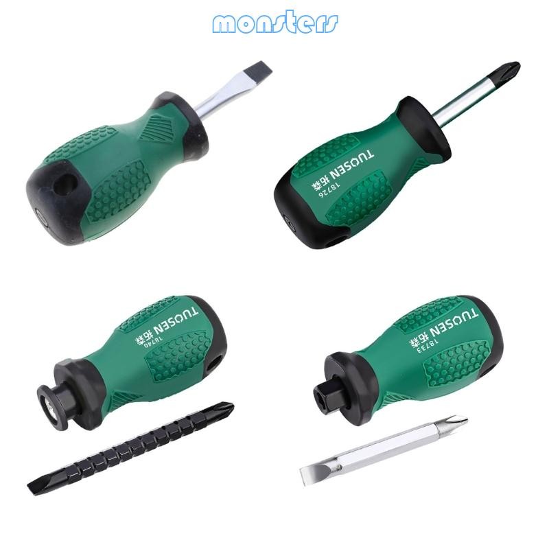 Mon Slotted สําหรับ Cross Stubby ไขควงไขควงแม่เหล็ก Telescopic สําหรับ Repairi