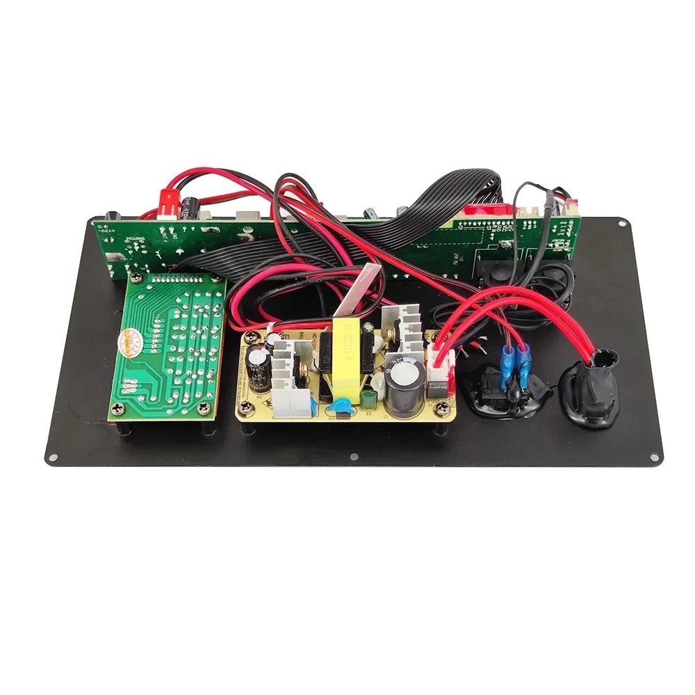 12v 100W บอร์ดเครื่องขยายเสียง Square Dance ลําโพงเครื่องขยายเสียงรองรับ Bluetooth AUX TF-Card U-Disk การบันทึก 6-12 นิ้วลําโพง