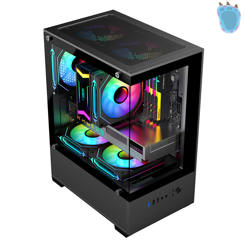 [📢READY STOCK📢สําหรับ M-ATX ITX เมนบอร์ด 240 มม.พัดลม 3.5 นิ้วฐานขยายฮาร์ดดิสก์ 2.5 มม.เดสก์ท็อป PC Tower Rack เคสคอมพิวเตอร์ SSD Bracket TH