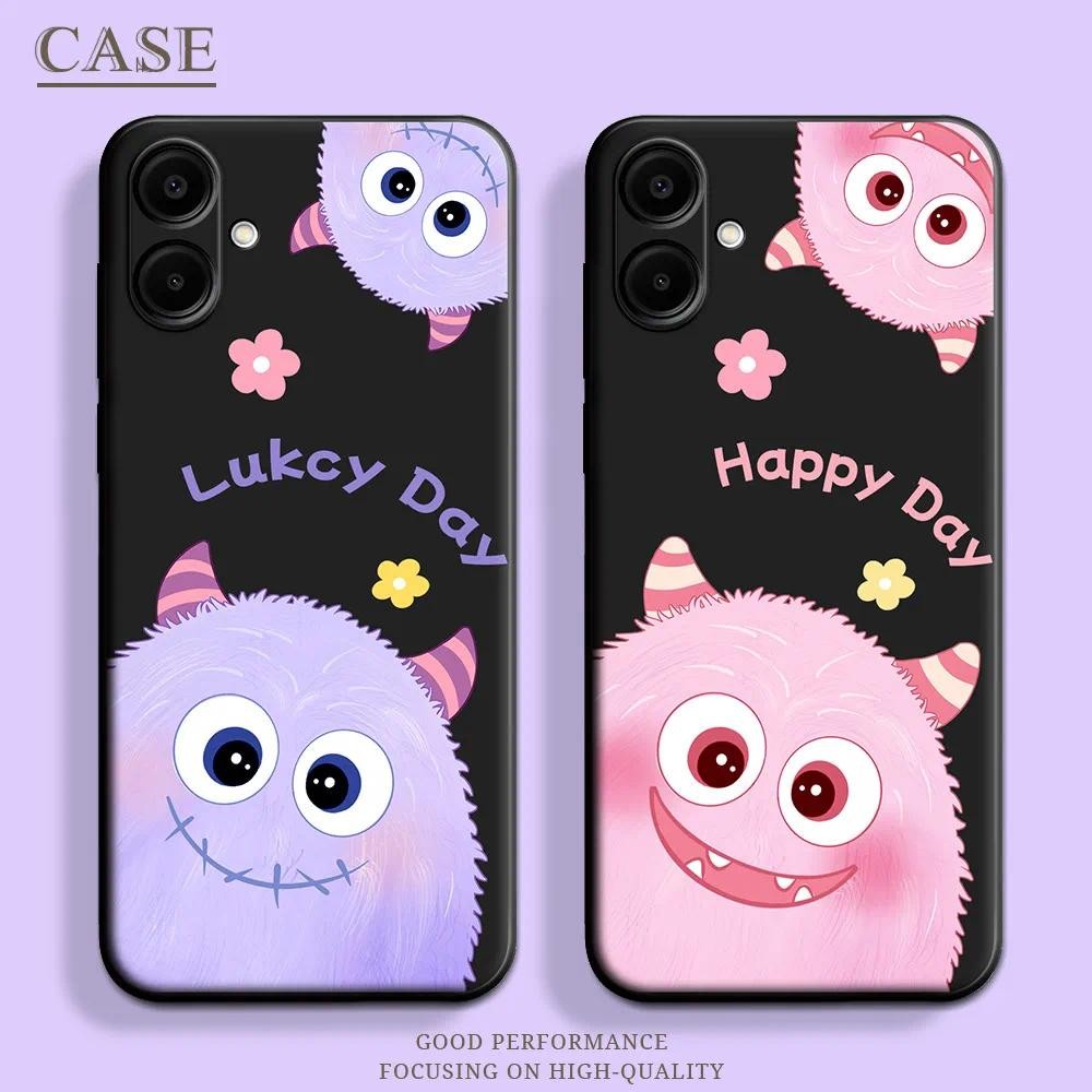 สําหรับ Samsung Galaxy a06 SM-A065F กรณีผีเสื้อซิลิโคนนุ่มดอกไม้ TPU เคสโทรศัพท์สําหรับ Samsung a06 การ์ตูนปกหลังปลอก