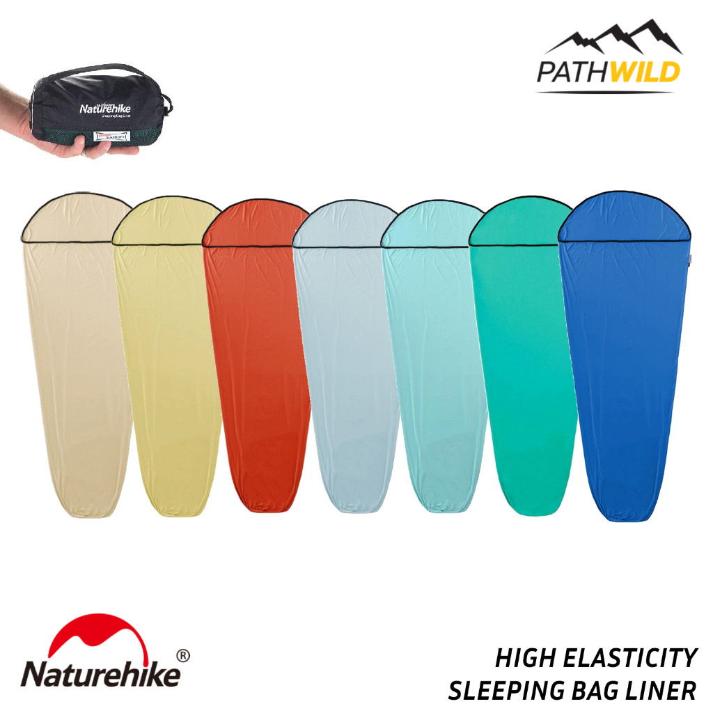 ที่นอนแคมป์ปิ้ง ถุงนอนชนิดบาง NATUREHIKE HIGH ELASTICITY SLEEPING BAG LINER สำหรับรองด้านในถุงนอนอีก